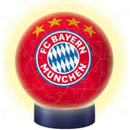 PUZZLE 3D LUMINOS FC BAYERN, 72 PIESE - RAVENSBURGER (RVS3D12177) - Libelula Vesela - Jucarii