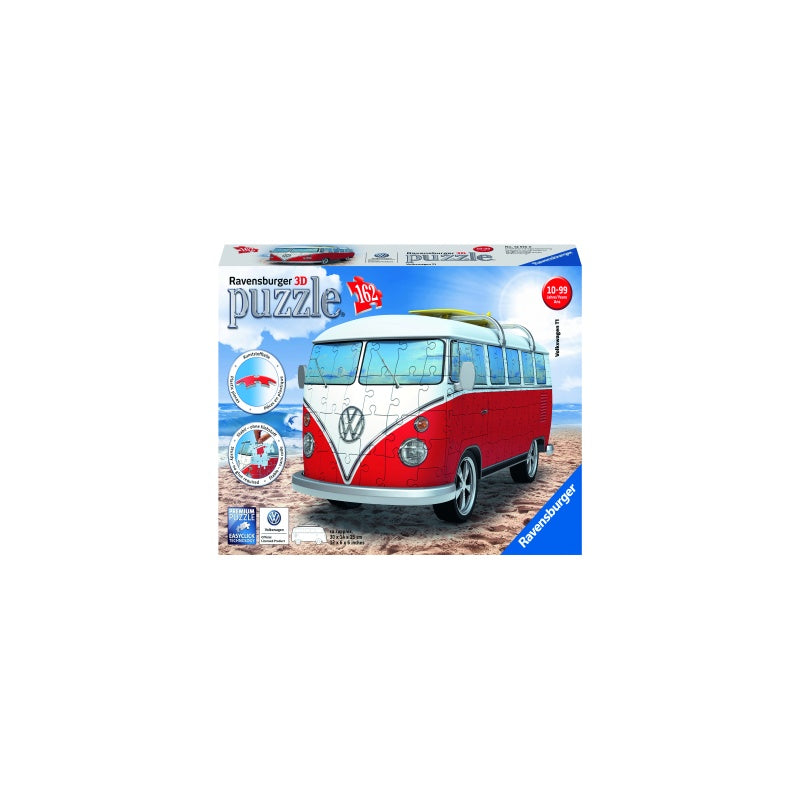 PUZZLE 3D VOLKSWAGEN VA, 162 PIESE - RAVENSBURGER (RVS3D12516) - Libelula Vesela - Jucarii
