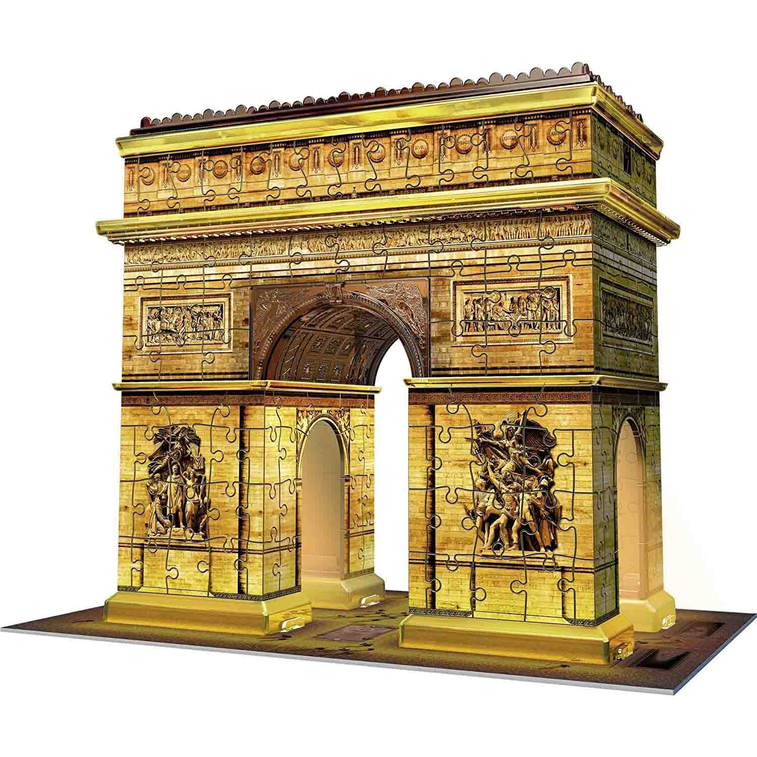 PUZZLE 3D LED ARC DE TRIUMF, 216 PIESE - RAVENSBURGER (RVS3D12522) - Libelula Vesela - Jucarii