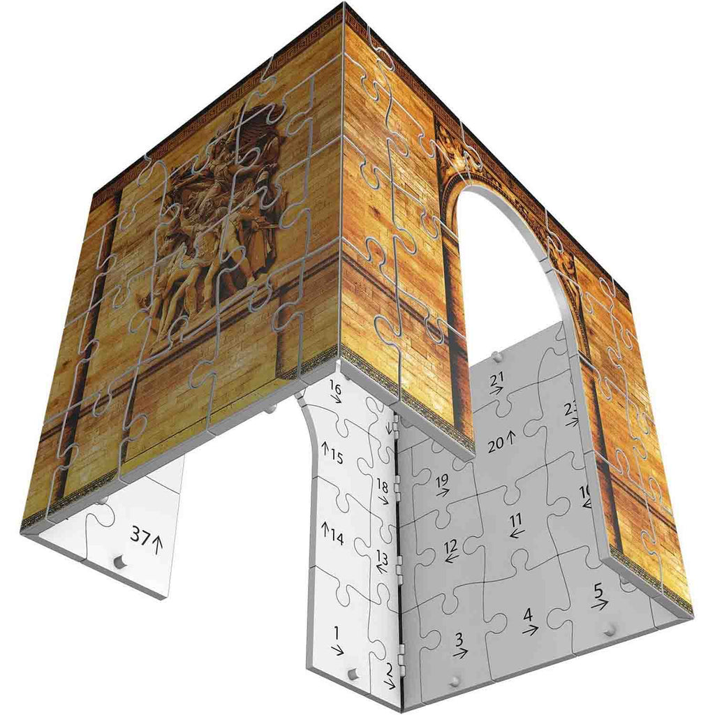 PUZZLE 3D LED ARC DE TRIUMF, 216 PIESE - RAVENSBURGER (RVS3D12522) - Libelula Vesela - Jucarii
