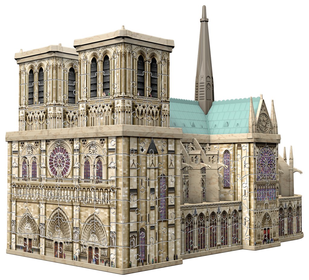 PUZZLE 3D NOTRE DAME, 324 PIESE - RAVENSBURGER (RVS3D12523) - Libelula Vesela - Jucarii