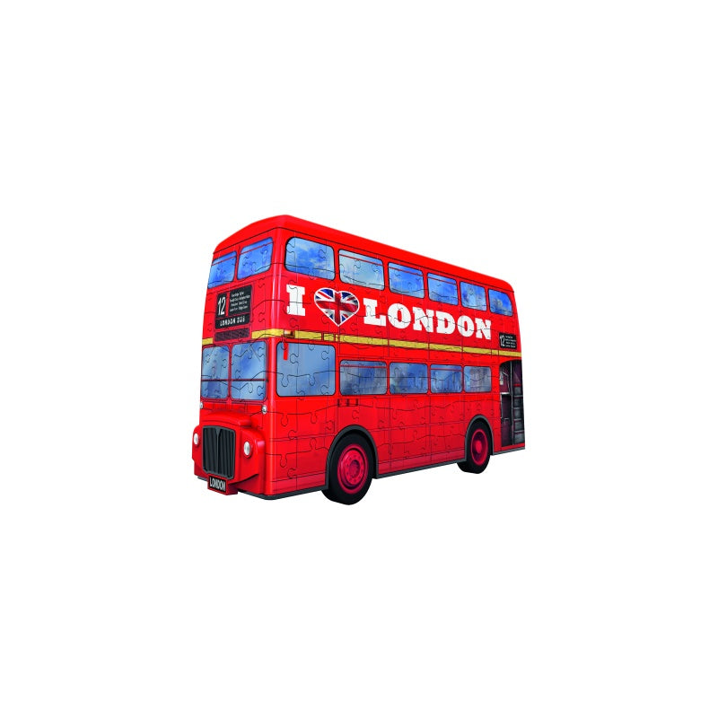 PUZZLE 3D AUTOBUZ LONDRA, 216 PIESE - RAVENSBURGER (RVS3D12534) - Libelula Vesela - Jucarii