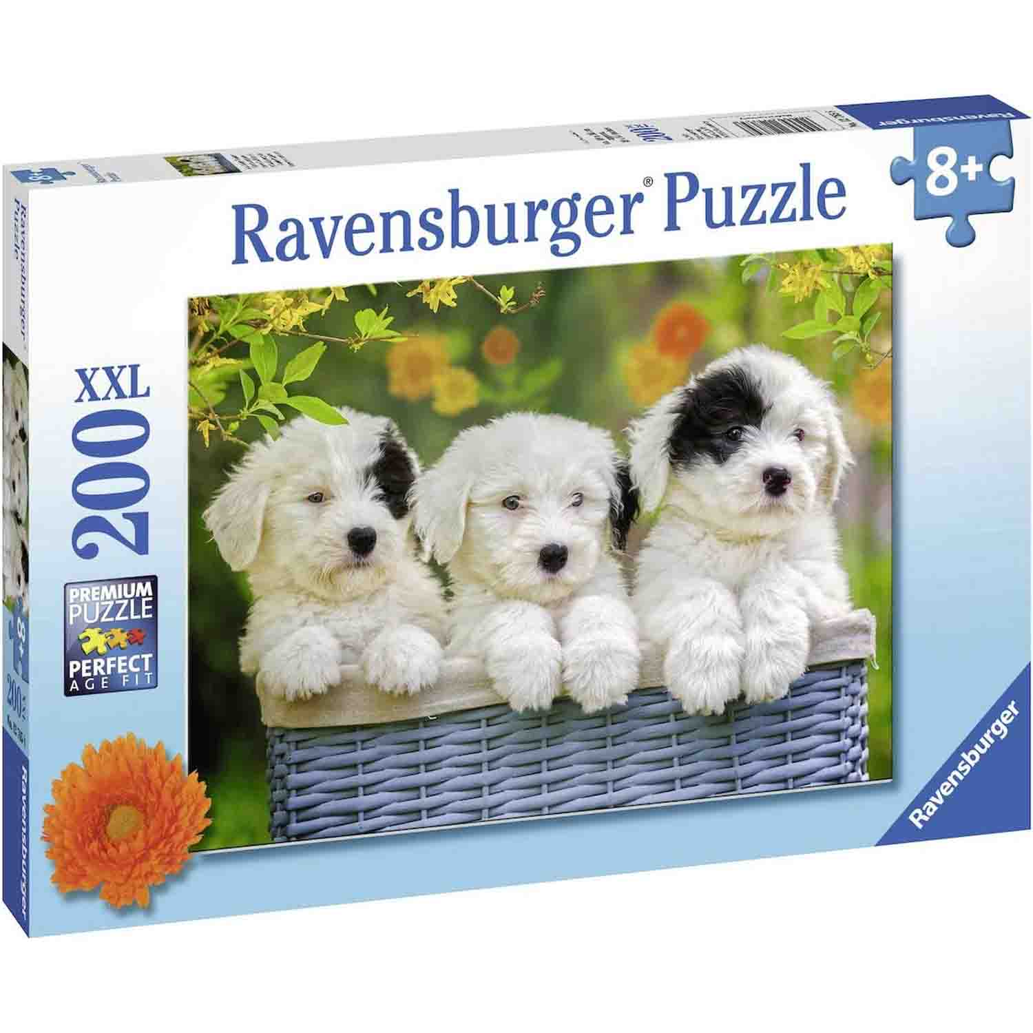 PUZZLE CATELUSI, 200 PIESE - RAVENSBURGER (RVSPC12765) - Libelula Vesela - Jucarii