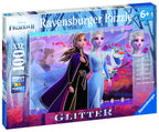 PUZZLE FROZEN 2 ELSA & ANNA, 100 PCS - RAVENSBURGER (RVSPC12868) - Libelula Vesela - Jucarii