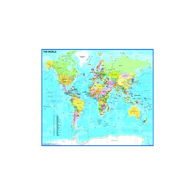 PUZZLE HARTA LUMII, 200 PIESE - RAVENSBURGER (RVSPC12890) - Libelula Vesela - Jucarii