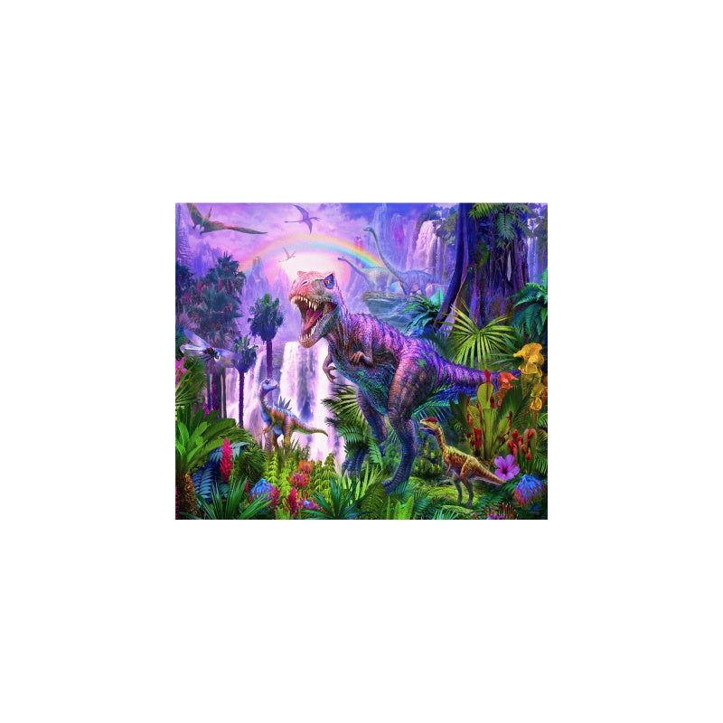 PUZZLE TARAMUL DINOZAURILOR, 200 PIESE - RAVENSBURGER (RVSPC12892) - Libelula Vesela - Jucarii