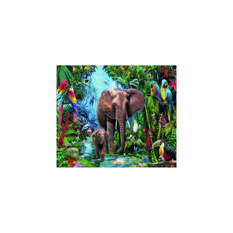 PUZZLE ANIMALE DIN SAFARI, 150 PIESE - RAVENSBURGER (RVSPC12901) - Libelula Vesela - Jucarii
