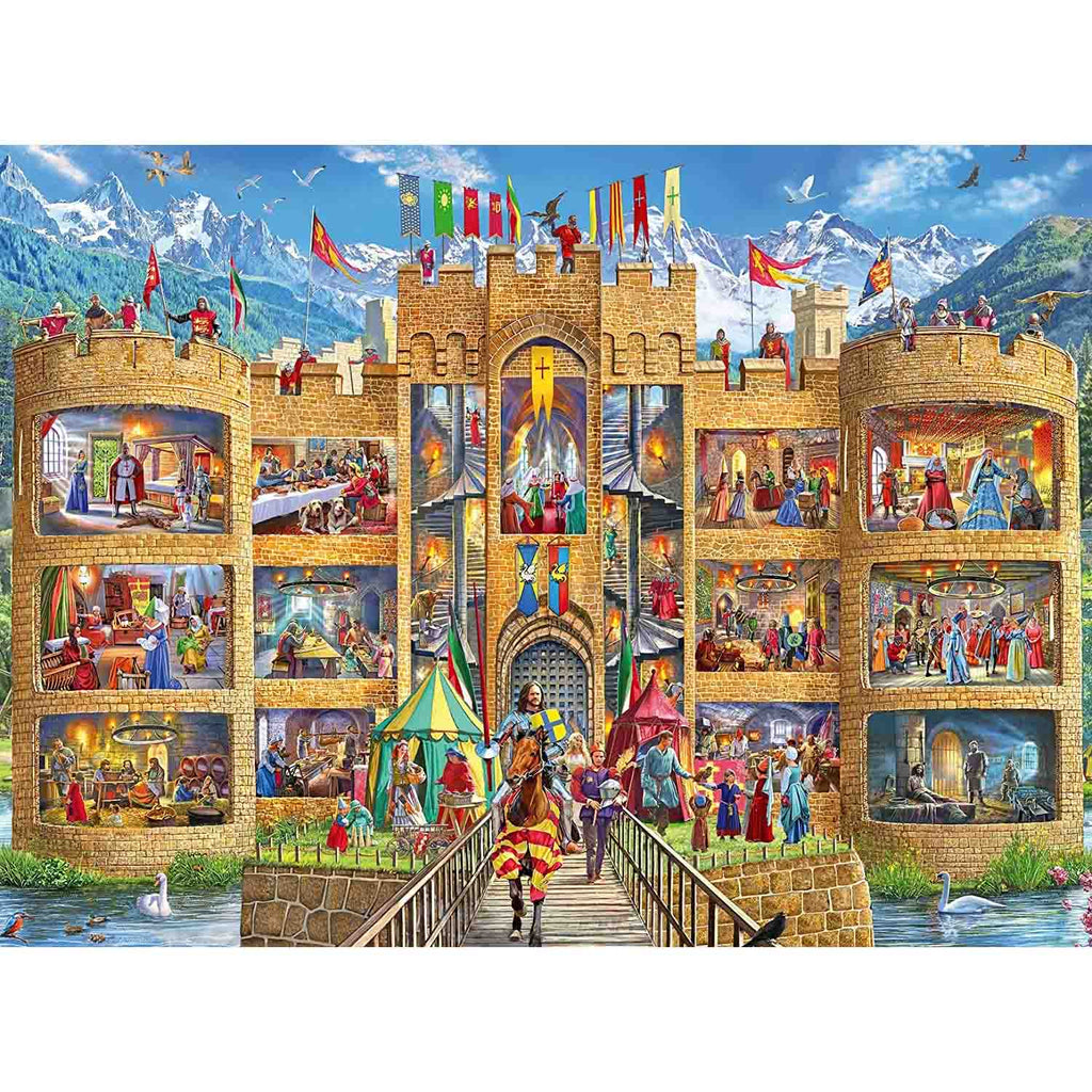 PUZZLE CASTEL, 150 PIESE - RAVENSBURGER (RVSPC12919) - Libelula Vesela - Jucarii