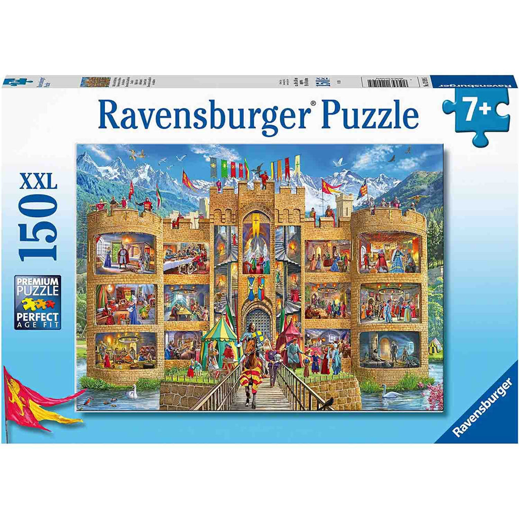 PUZZLE CASTEL, 150 PIESE - RAVENSBURGER (RVSPC12919) - Libelula Vesela - Jucarii