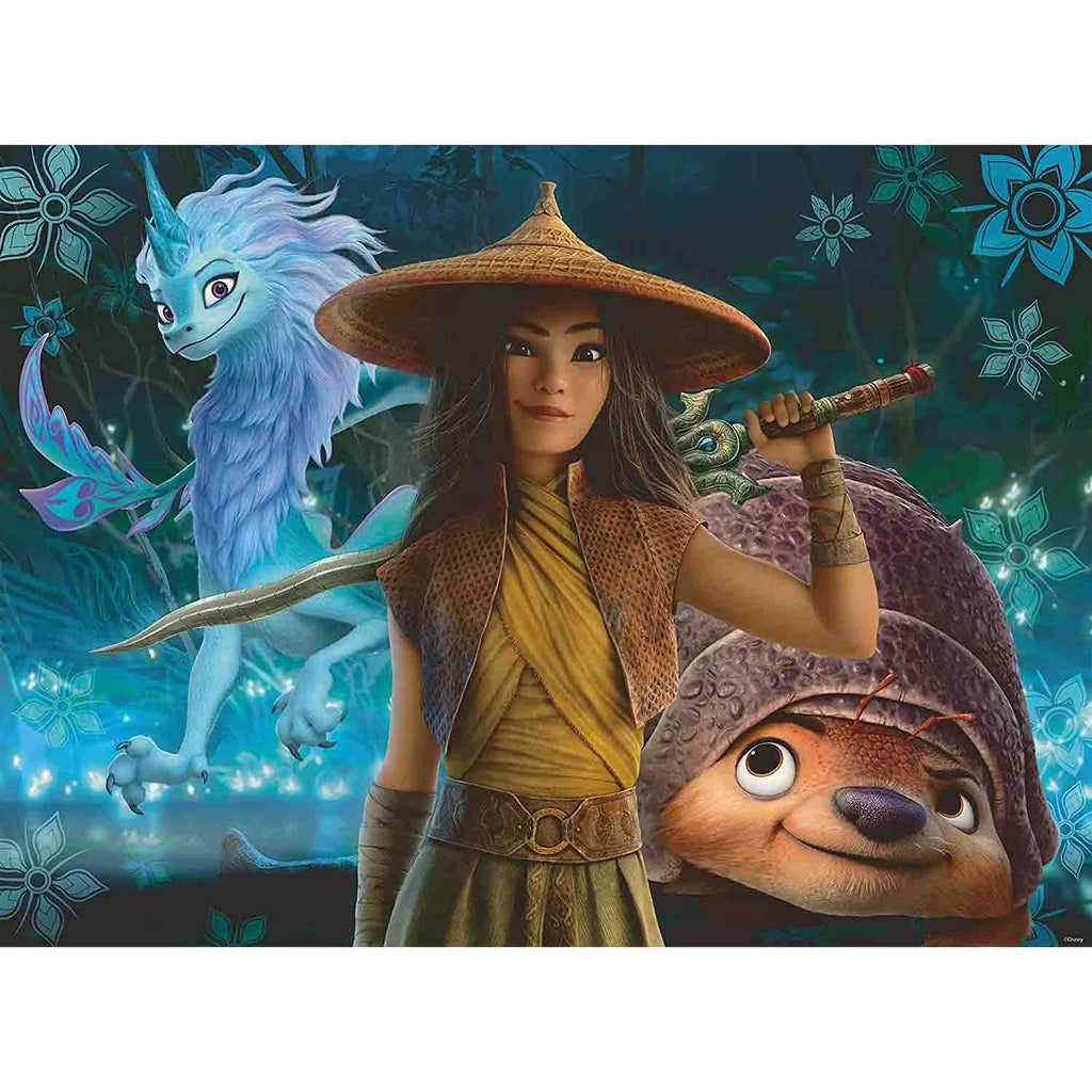 PUZZLE RAYA SI ULTIMUL DRAGON, 200 PIESE - RAVENSBURGER (RVSPC12931) - Libelula Vesela - Jucarii