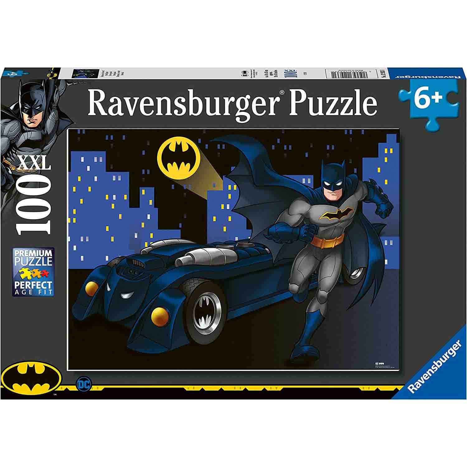 PUZZLE BATMAN, 100 PIESE - RAVENSBURGER (RVSPC12933) - Libelula Vesela - Jucarii