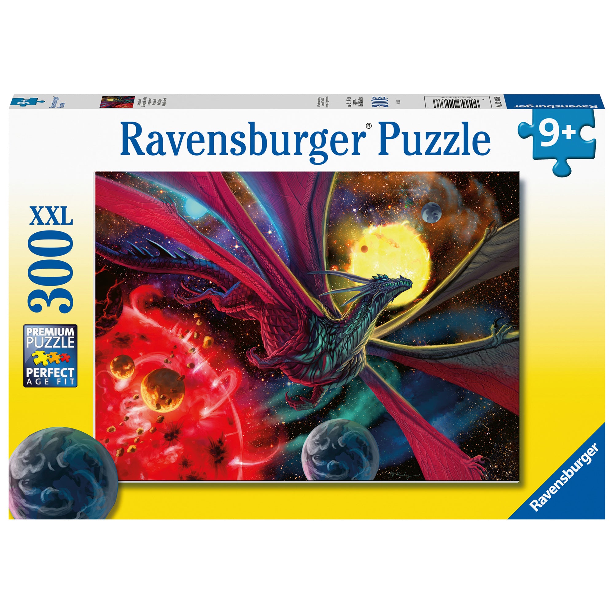 PUZZLE DRAGON, 300 PIESE - RAVENSBURGER (RVSPC12938) - Libelula Vesela - Jucarii