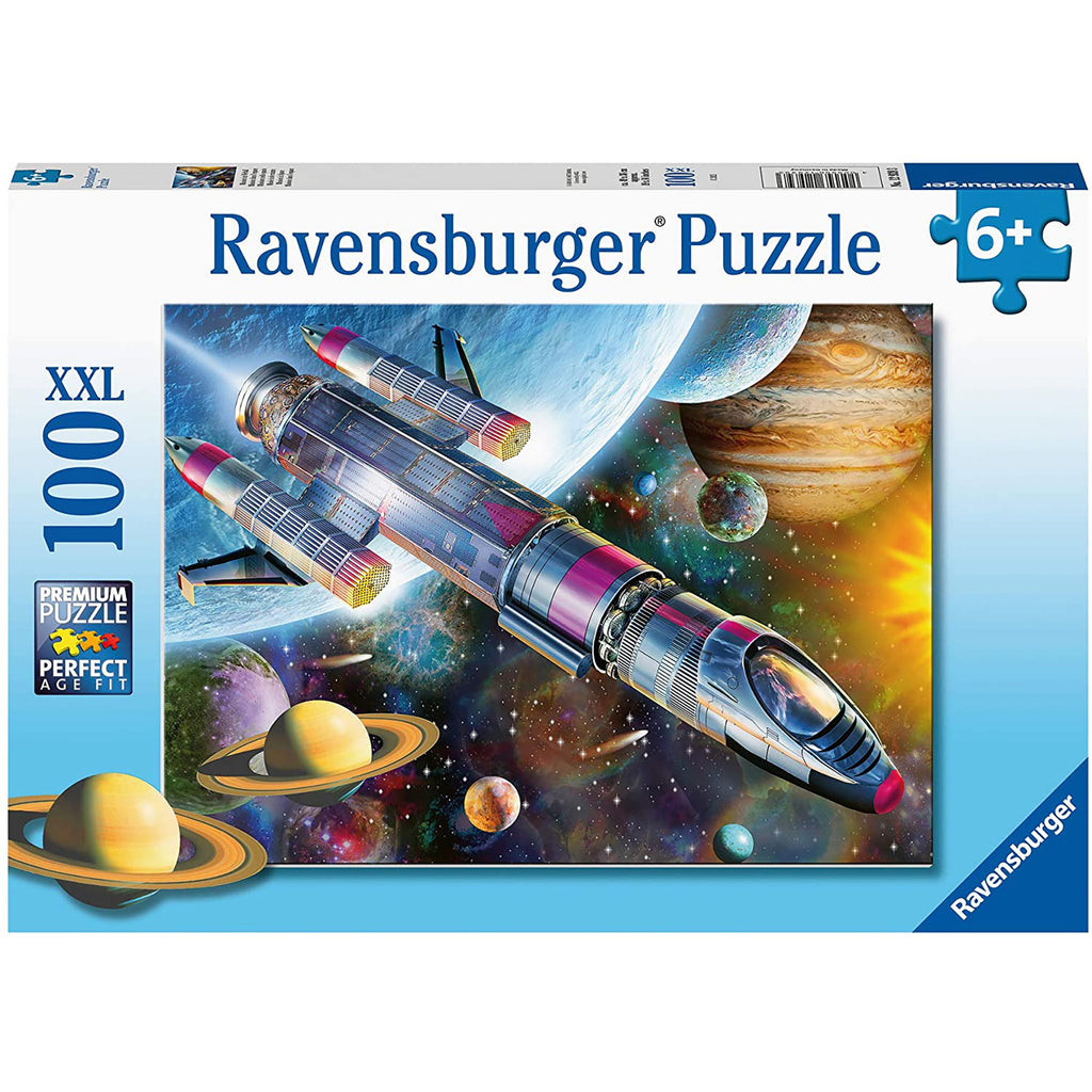 PUZZLE MISIUNE IN SPATIU, 100 PIESE - RAVENSBURGER (RVSPC12939) - Libelula Vesela - Jucarii