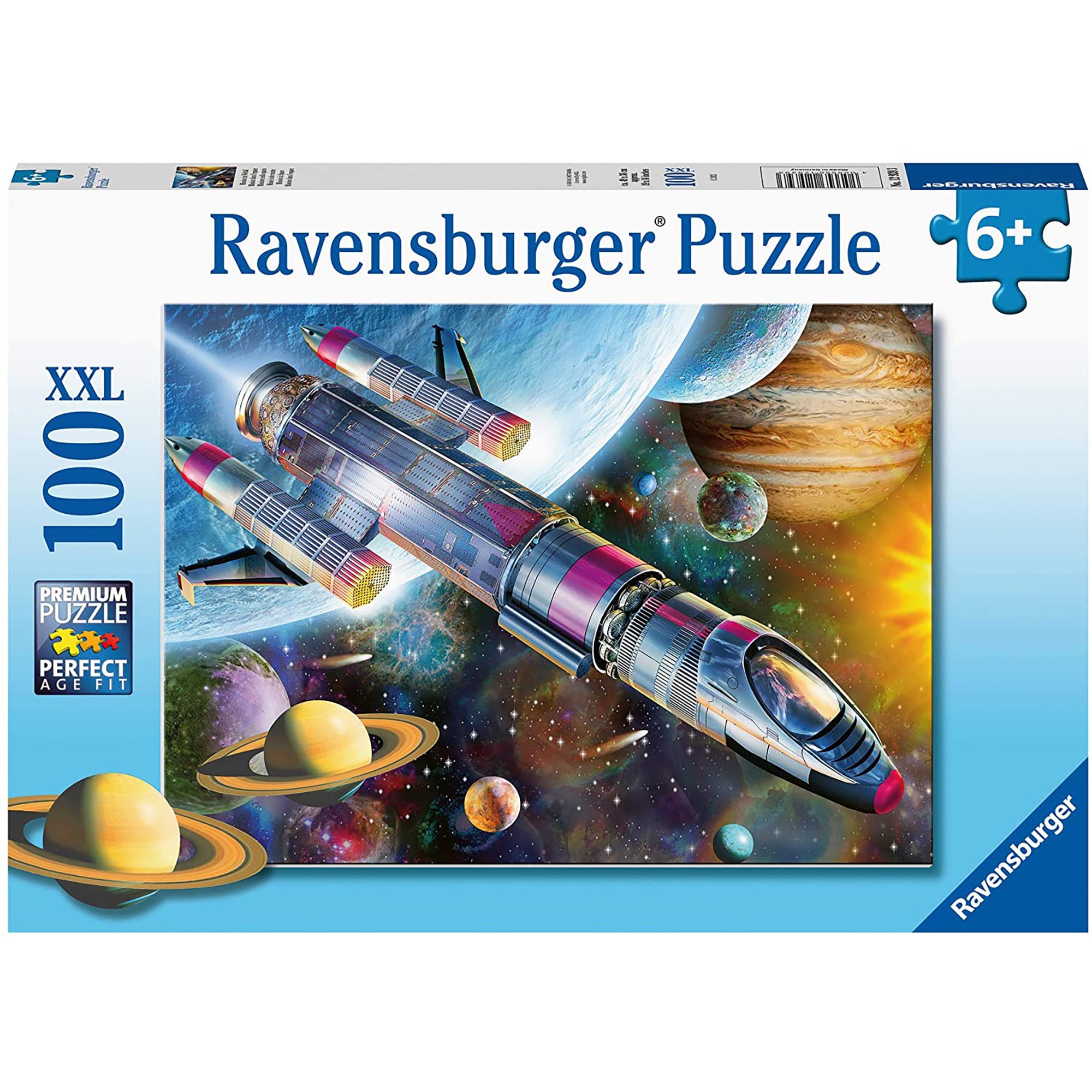 PUZZLE MISIUNE IN SPATIU, 100 PIESE - RAVENSBURGER (RVSPC12939) - Libelula Vesela - Jucarii