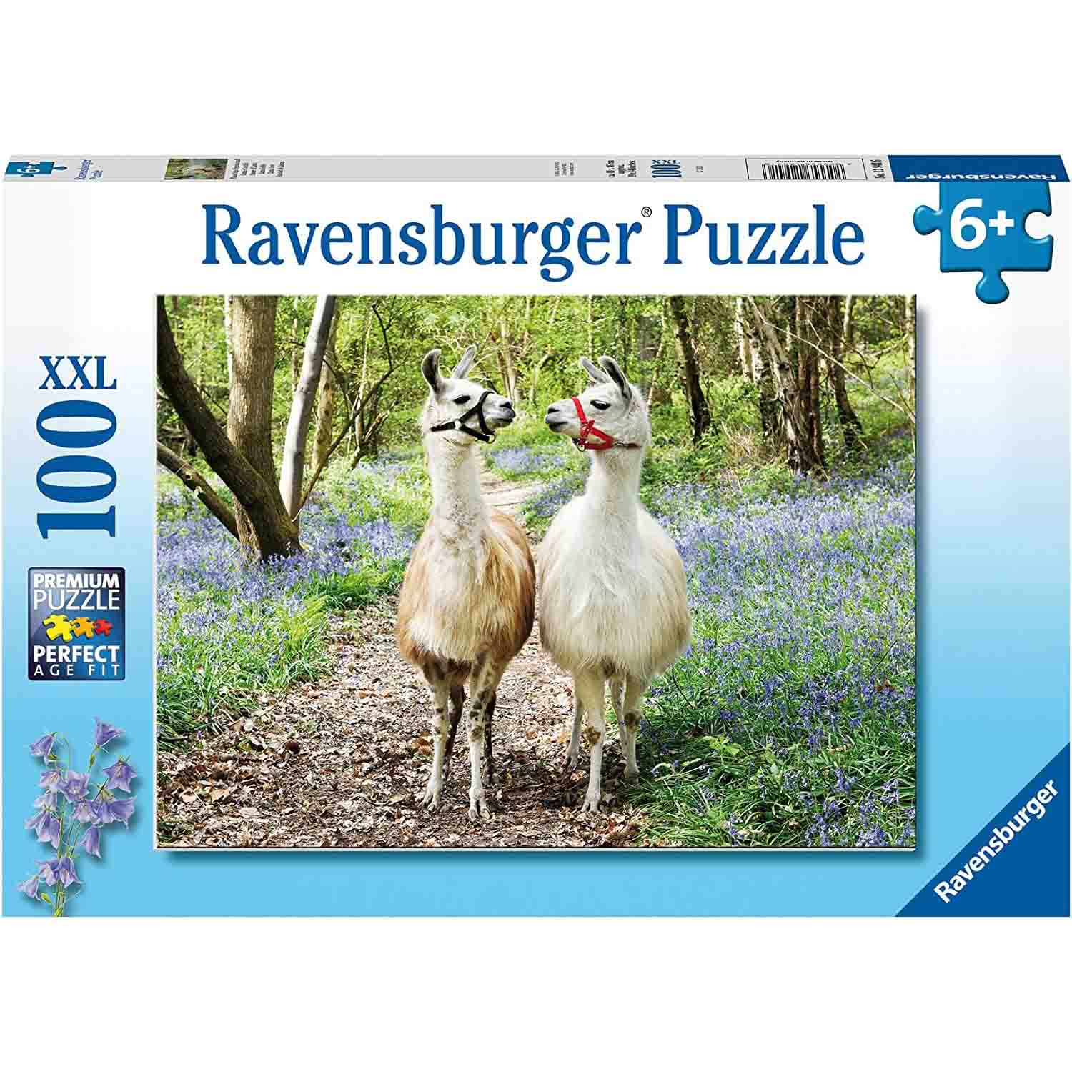 PUZZLE LAME IUBITOARE, 100 PIESE - RAVENSBURGER (RVSPC12941) - Libelula Vesela - Jucarii