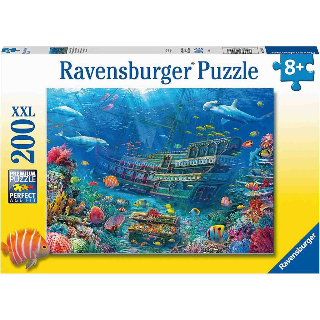 PUZZLE COMOARA SUBACVATICA, 200 PIESE - RAVENSBURGER (RVSPC12944) - Libelula Vesela - Jucarii