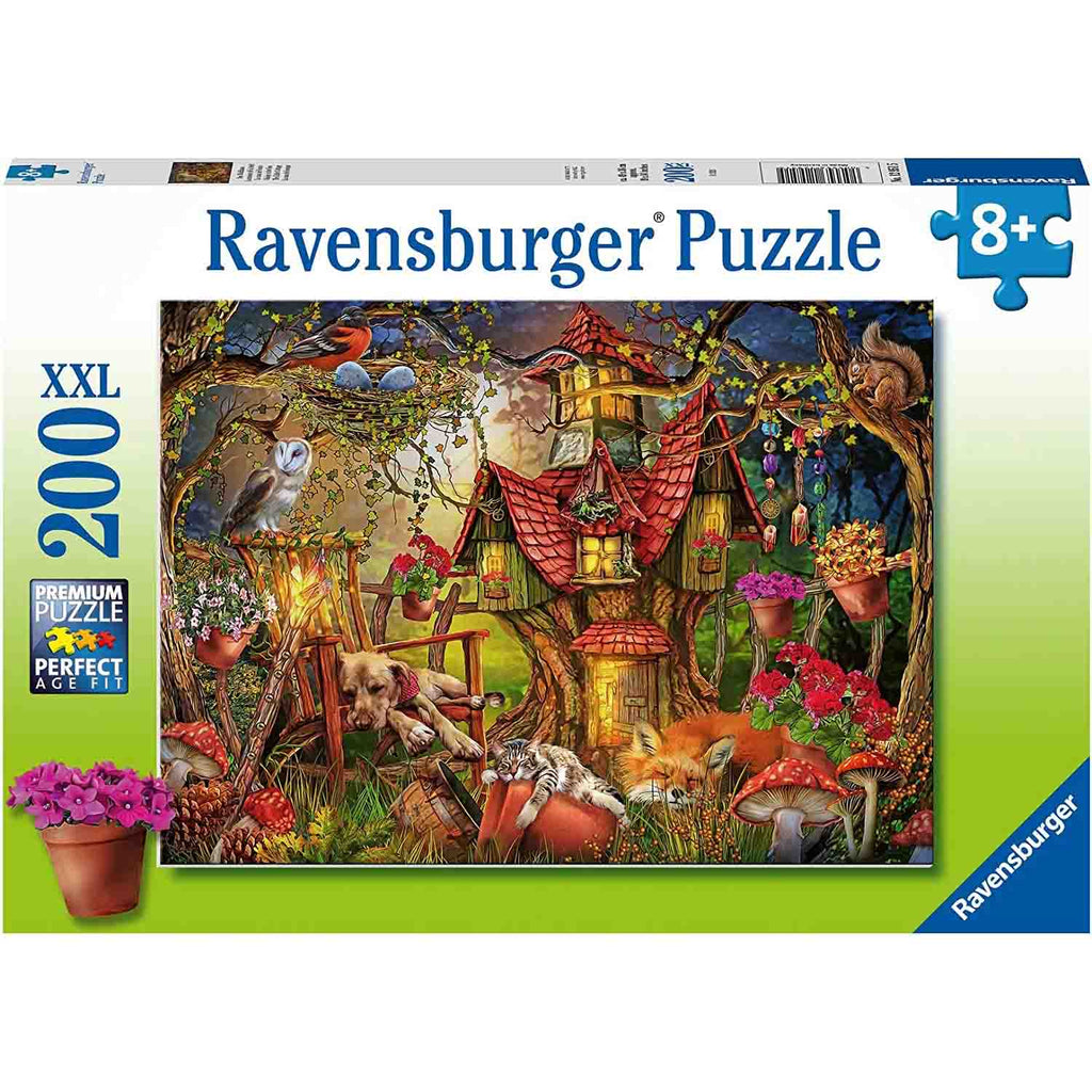 PUZZLE CASUTA, 200 PIESE - RAVENSBURGER (RVSPC12951) - Libelula Vesela - Jucarii