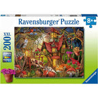 PUZZLE CASUTA, 200 PIESE - RAVENSBURGER (RVSPC12951) - Libelula Vesela - Jucarii