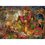 PUZZLE CASUTA, 200 PIESE - RAVENSBURGER (RVSPC12951) - Libelula Vesela - Jucarii