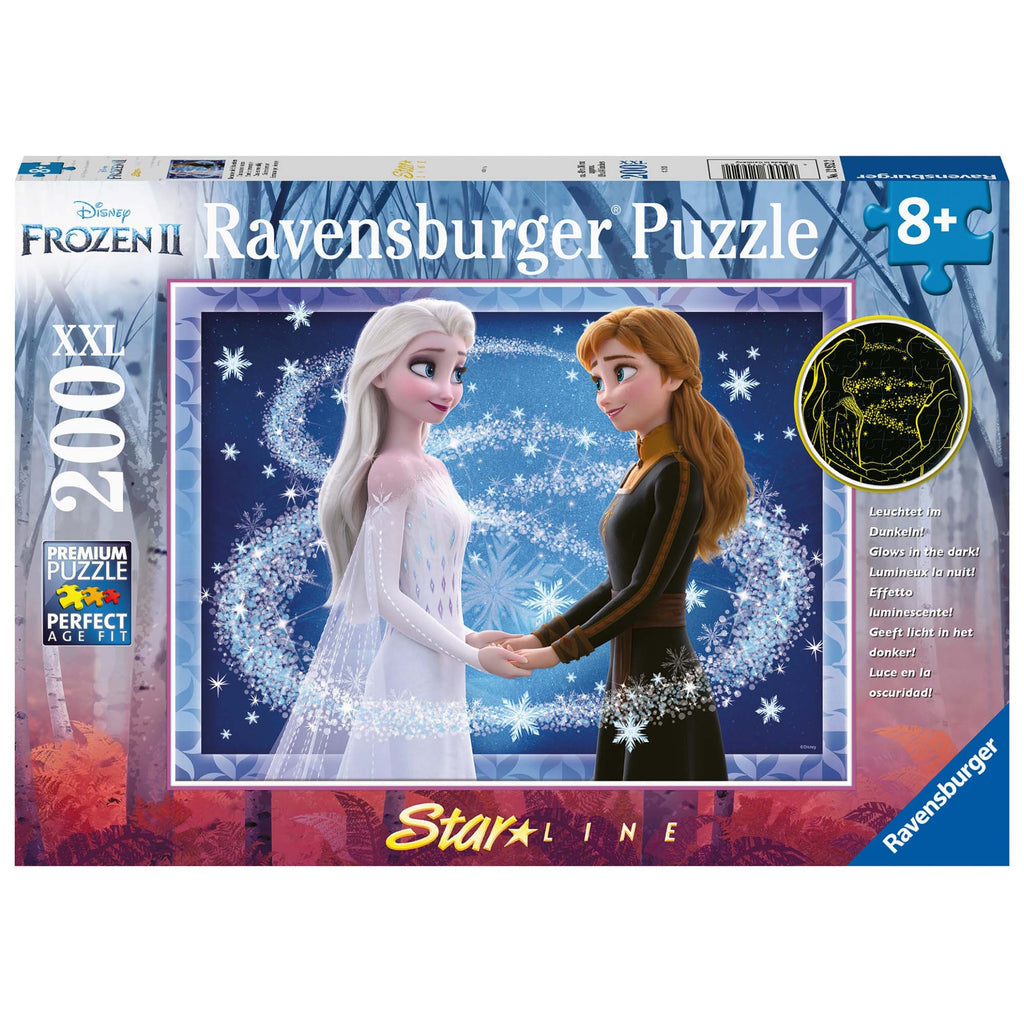 PUZZLE ANNA SI ELSA, 200 PIESE STARLINE - RAVENSBURGER (RVSPC12952) - Libelula Vesela - Jucarii