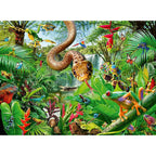 PUZZLE REPTILE, 300 PIESE - RAVENSBURGER (RVSPC12978) - Libelula Vesela - Jucarii