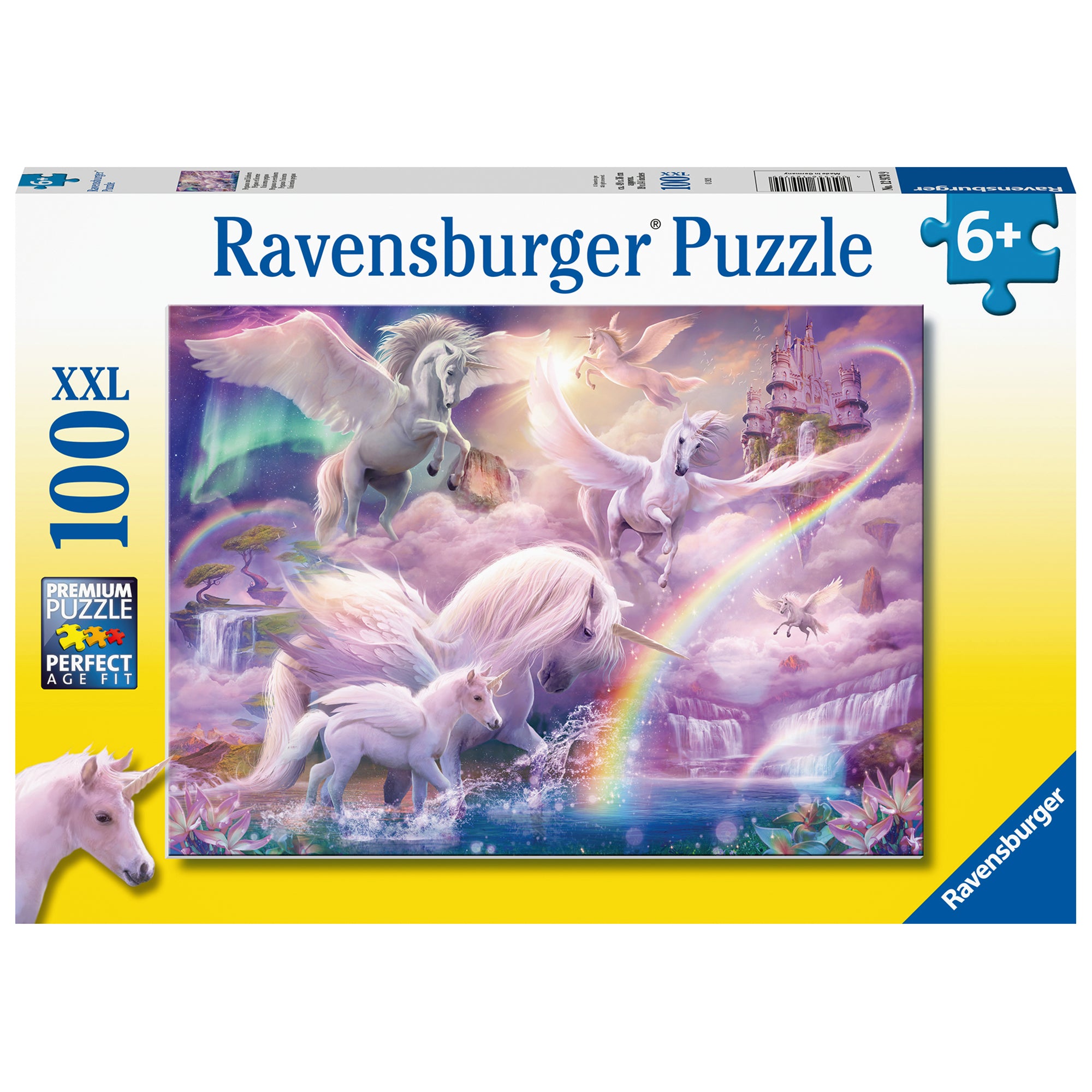PUZZLE UNICORNI, 100 PIESE - RAVENSBURGER (RVSPC12979) - Libelula Vesela - Jucarii
