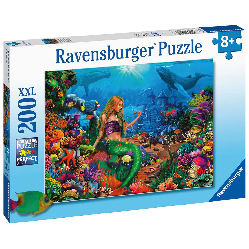 PUZZLE SIRENA, 200 PIESE - RAVENSBURGER (RVSPC12987) - Libelula Vesela - Jucarii