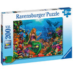 PUZZLE SIRENA, 200 PIESE - RAVENSBURGER (RVSPC12987) - Libelula Vesela - Jucarii