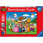 PUZZLE SUPER MARIO, 100 PIESE - RAVENSBURGER (RVSPC12992) - Libelula Vesela - Jucarii
