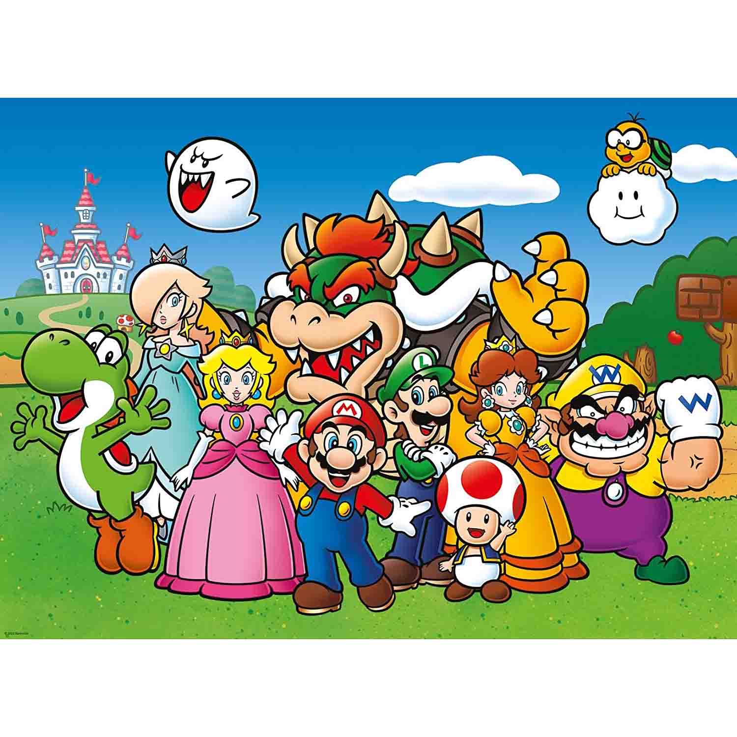 PUZZLE SUPER MARIO, 100 PIESE - RAVENSBURGER (RVSPC12992) - Libelula Vesela - Jucarii