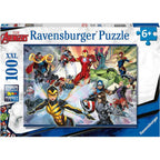 PUZZLE AVENGERS, 100 PIESE - RAVENSBURGER (RVSPC13261) - Libelula Vesela - Jucarii