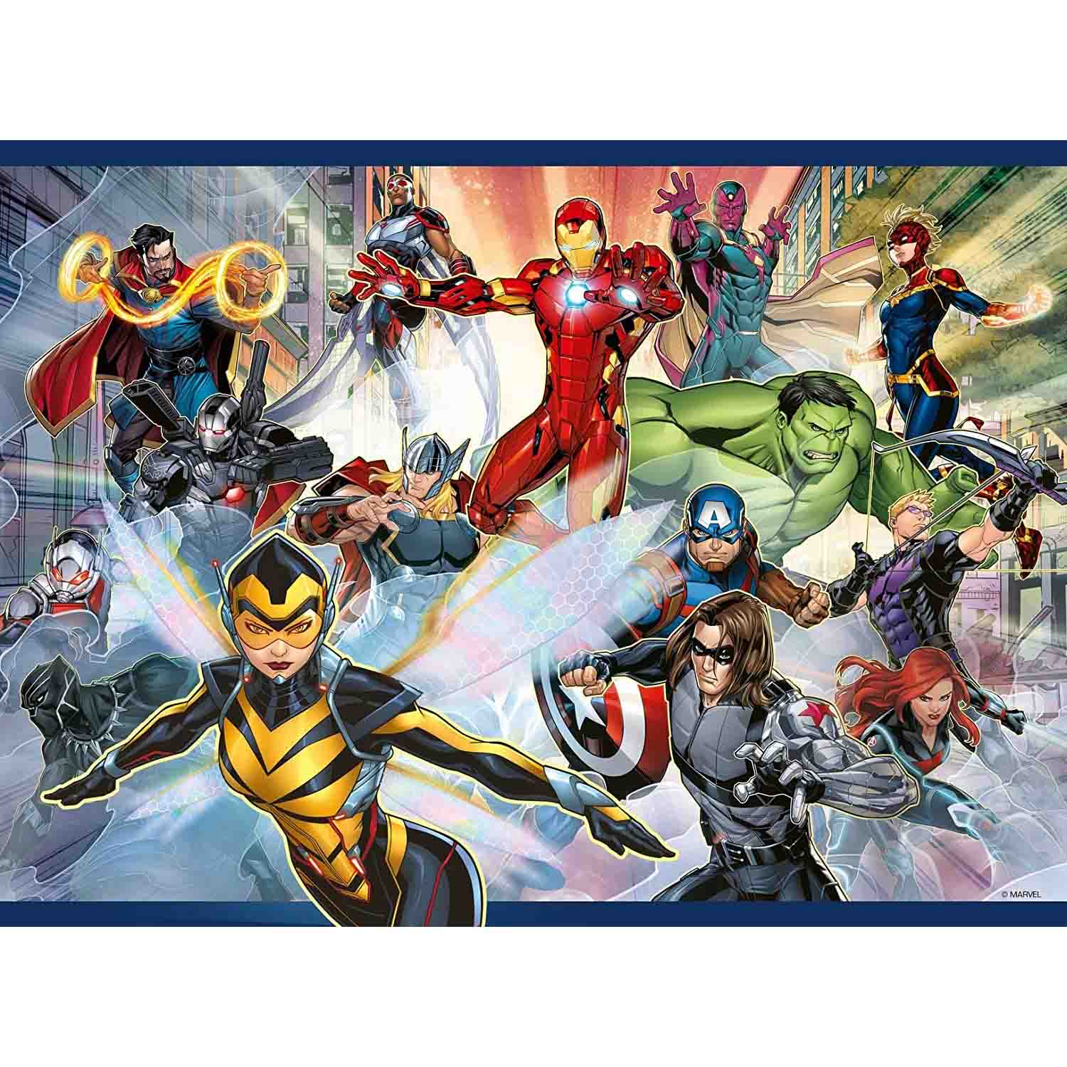 PUZZLE AVENGERS, 100 PIESE - RAVENSBURGER (RVSPC13261) - Libelula Vesela - Jucarii