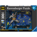 PUZZLE BATMAN CU MASINA, 100 PIESE - RAVENSBURGER (RVSPC13262) - Libelula Vesela - Jucarii