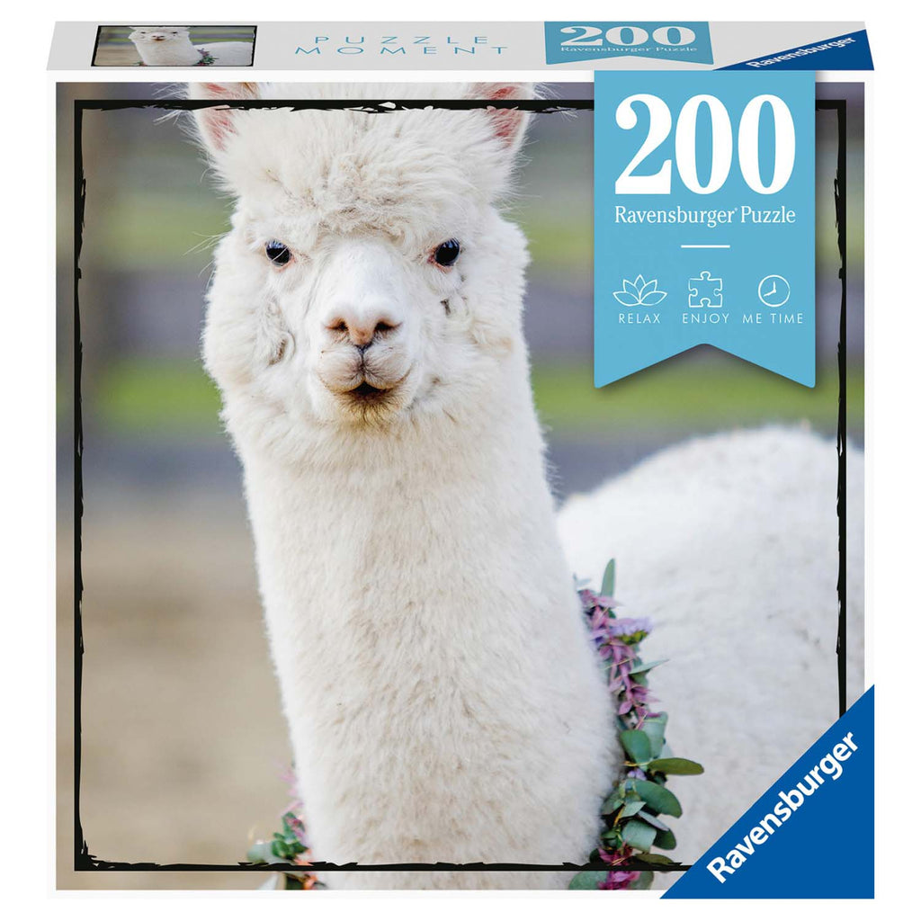 PUZZLE ALPACA, 200 PIESE - RAVENSBURGER (RVSPA13270) - Libelula Vesela - Jucarii