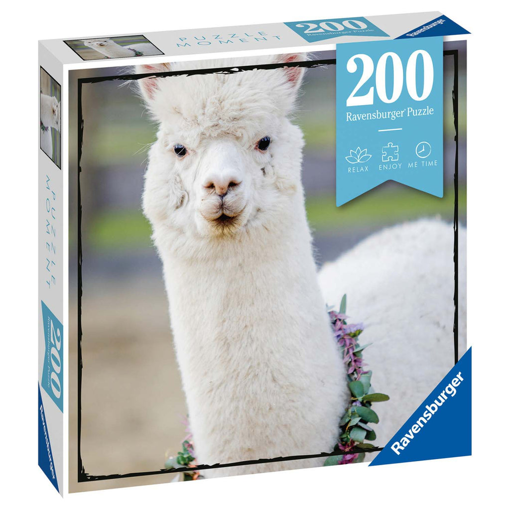 PUZZLE ALPACA, 200 PIESE - RAVENSBURGER (RVSPA13270) - Libelula Vesela - Jucarii
