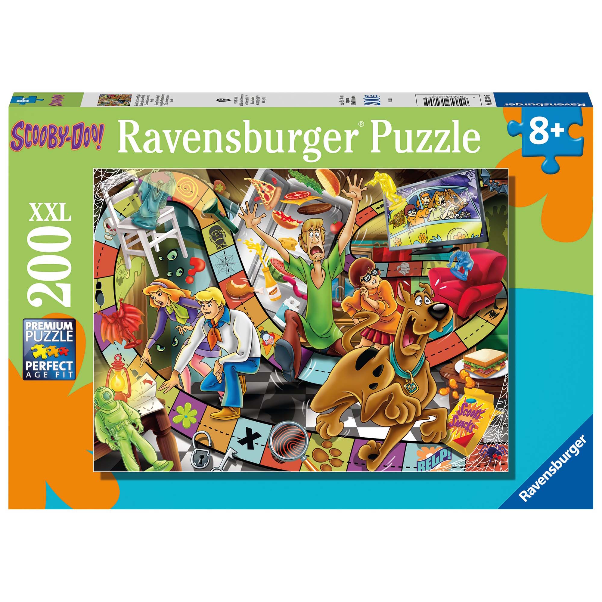 PUZZLE SCOOBY DOO, 200 PIESE - RAVENSBURGER (RVSPC13280) - Libelula Vesela - Jucarii
