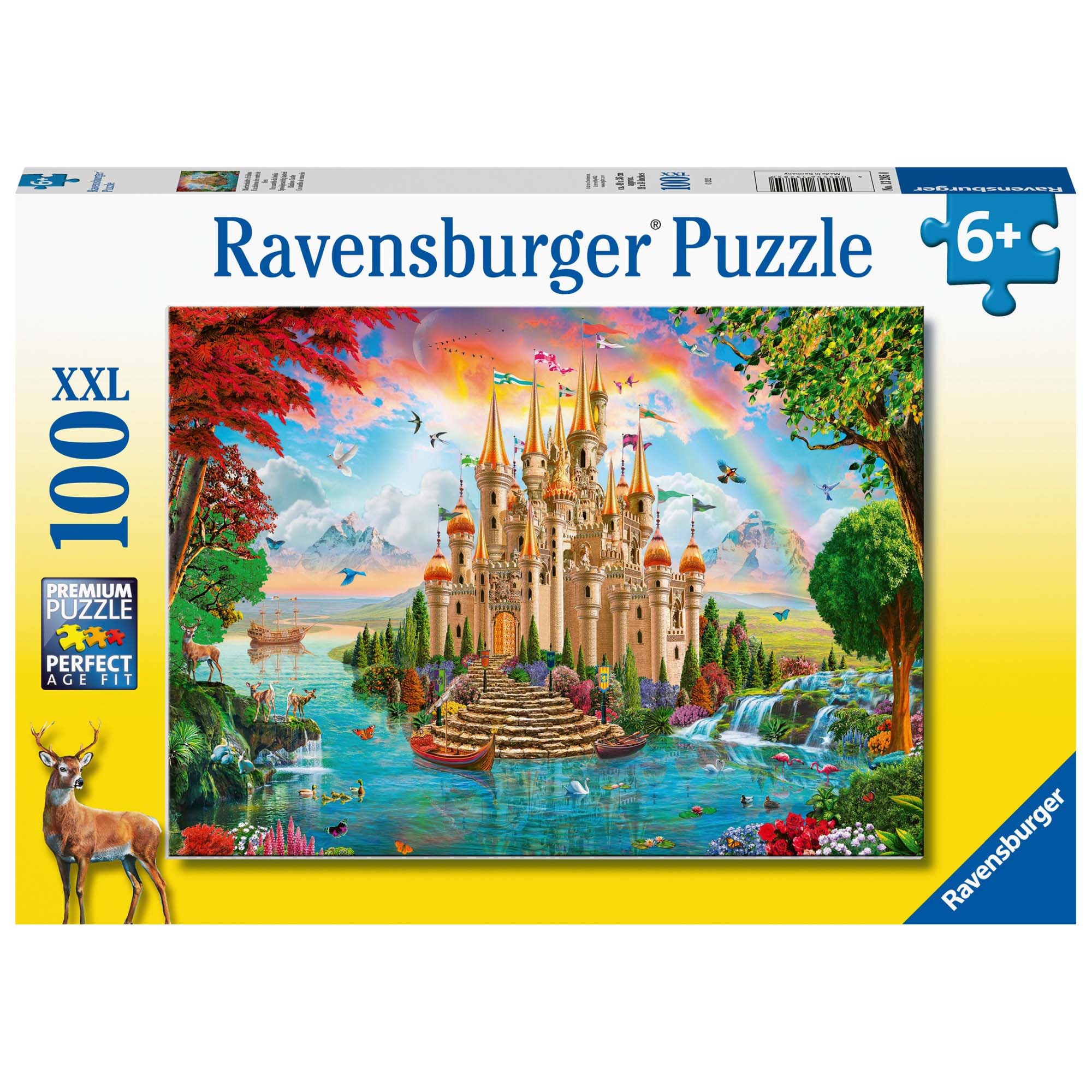 PUZZLE CASTELUL ZANEI, 100 PIESE - RAVENSBURGER (RVSPC13285) - Libelula Vesela - Jucarii