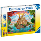 PUZZLE CASTELUL ZANEI, 100 PIESE - RAVENSBURGER (RVSPC13285) - Libelula Vesela - Jucarii