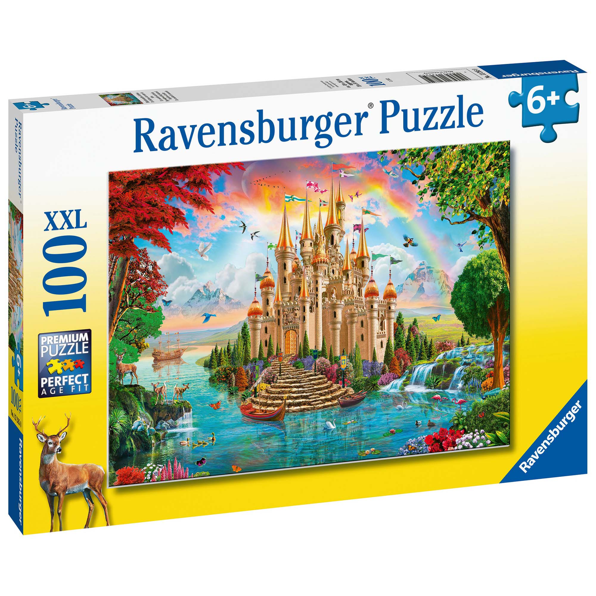 PUZZLE CASTELUL ZANEI, 100 PIESE - RAVENSBURGER (RVSPC13285) - Libelula Vesela - Jucarii