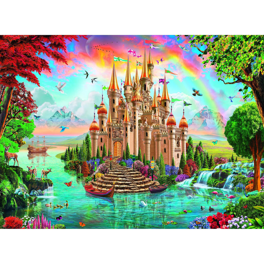 PUZZLE CASTELUL ZANEI, 100 PIESE - RAVENSBURGER (RVSPC13285) - Libelula Vesela - Jucarii