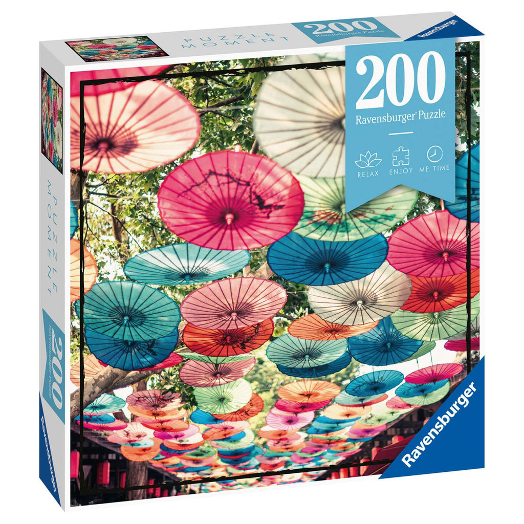 PUZZLE UMBRELE, 200 PIESE - RAVENSBURGER (RVSPA13307) - Libelula Vesela - Jucarii
