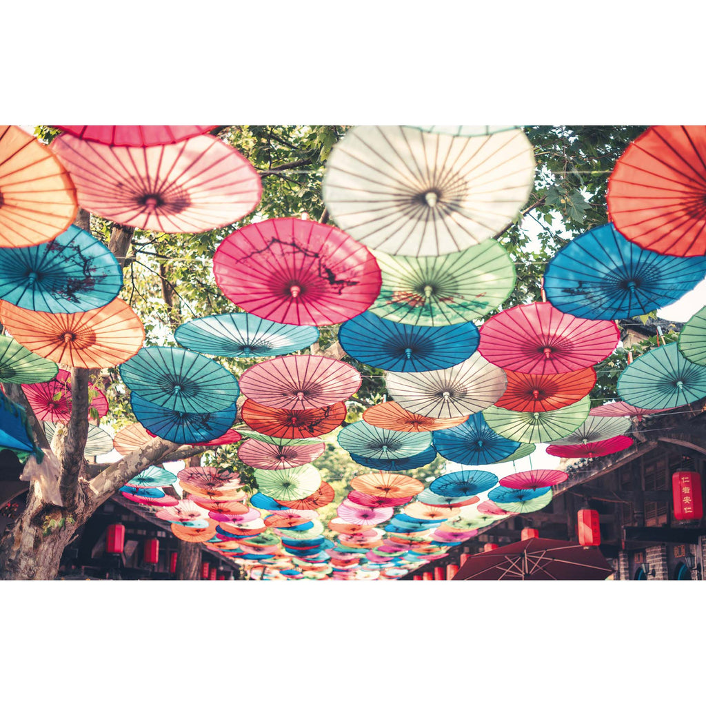 PUZZLE UMBRELE, 200 PIESE - RAVENSBURGER (RVSPA13307) - Libelula Vesela - Jucarii