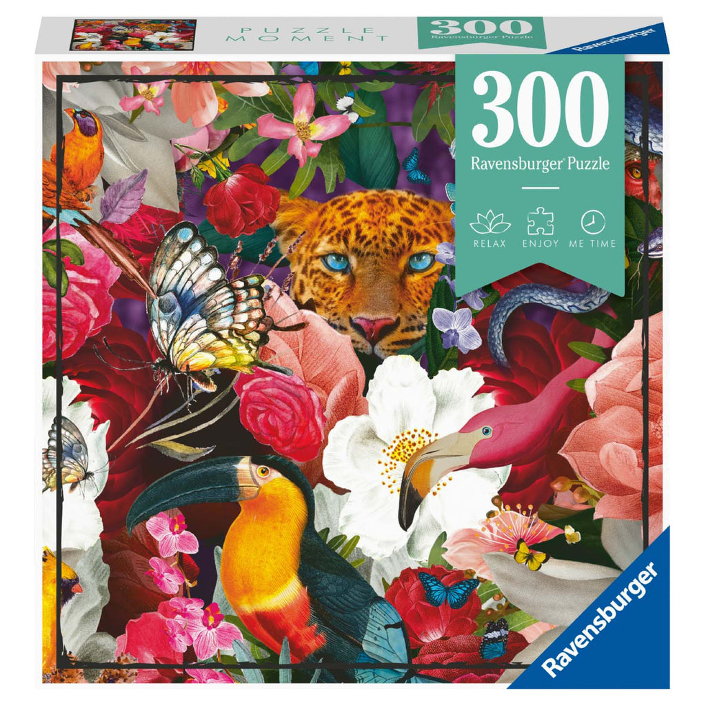 PUZZLE FLORI, 300 PIESE - RAVENSBURGER (RVSPA13309) - Libelula Vesela - Jucarii