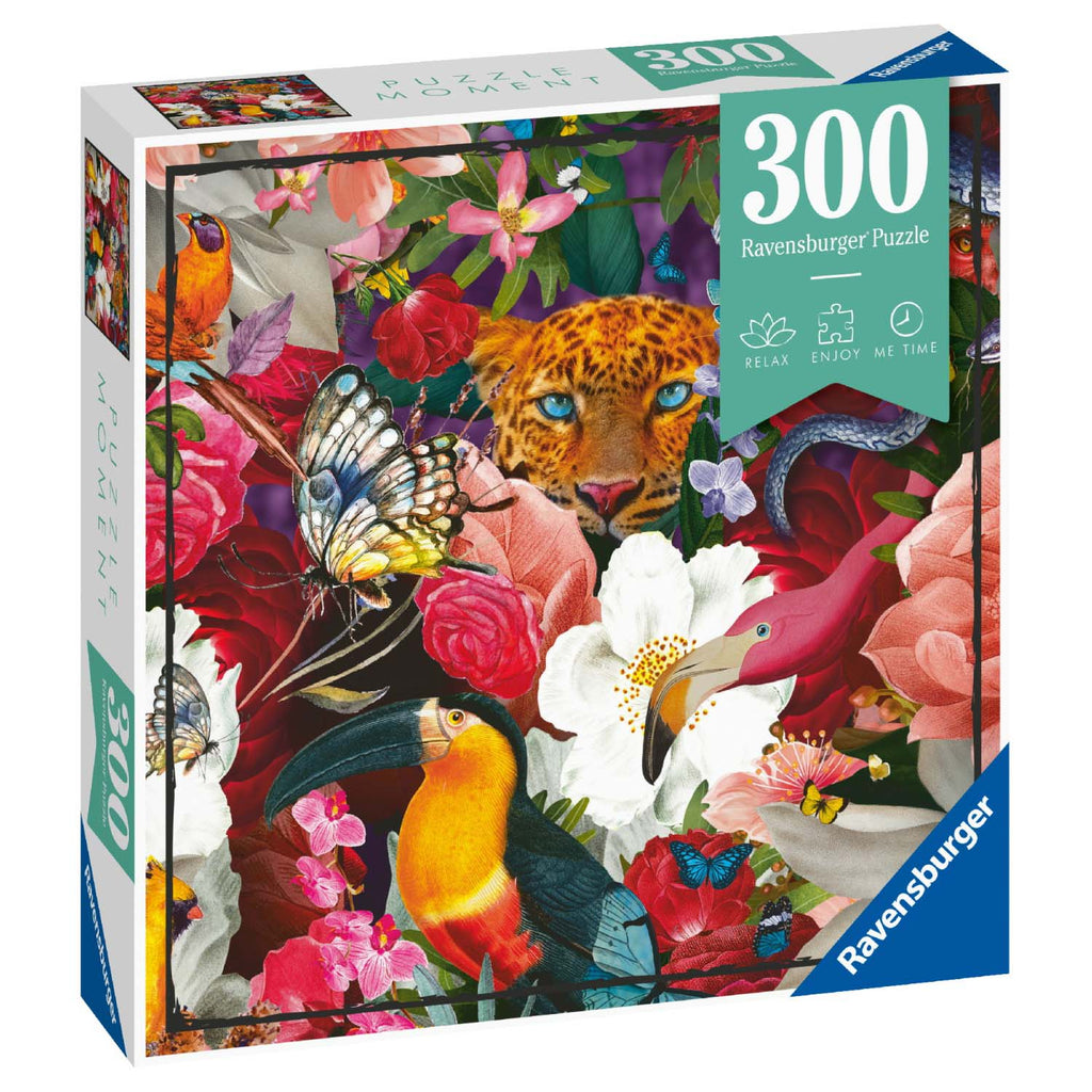 PUZZLE FLORI, 300 PIESE - RAVENSBURGER (RVSPA13309) - Libelula Vesela - Jucarii