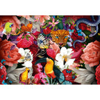 PUZZLE FLORI, 300 PIESE - RAVENSBURGER (RVSPA13309) - Libelula Vesela - Jucarii