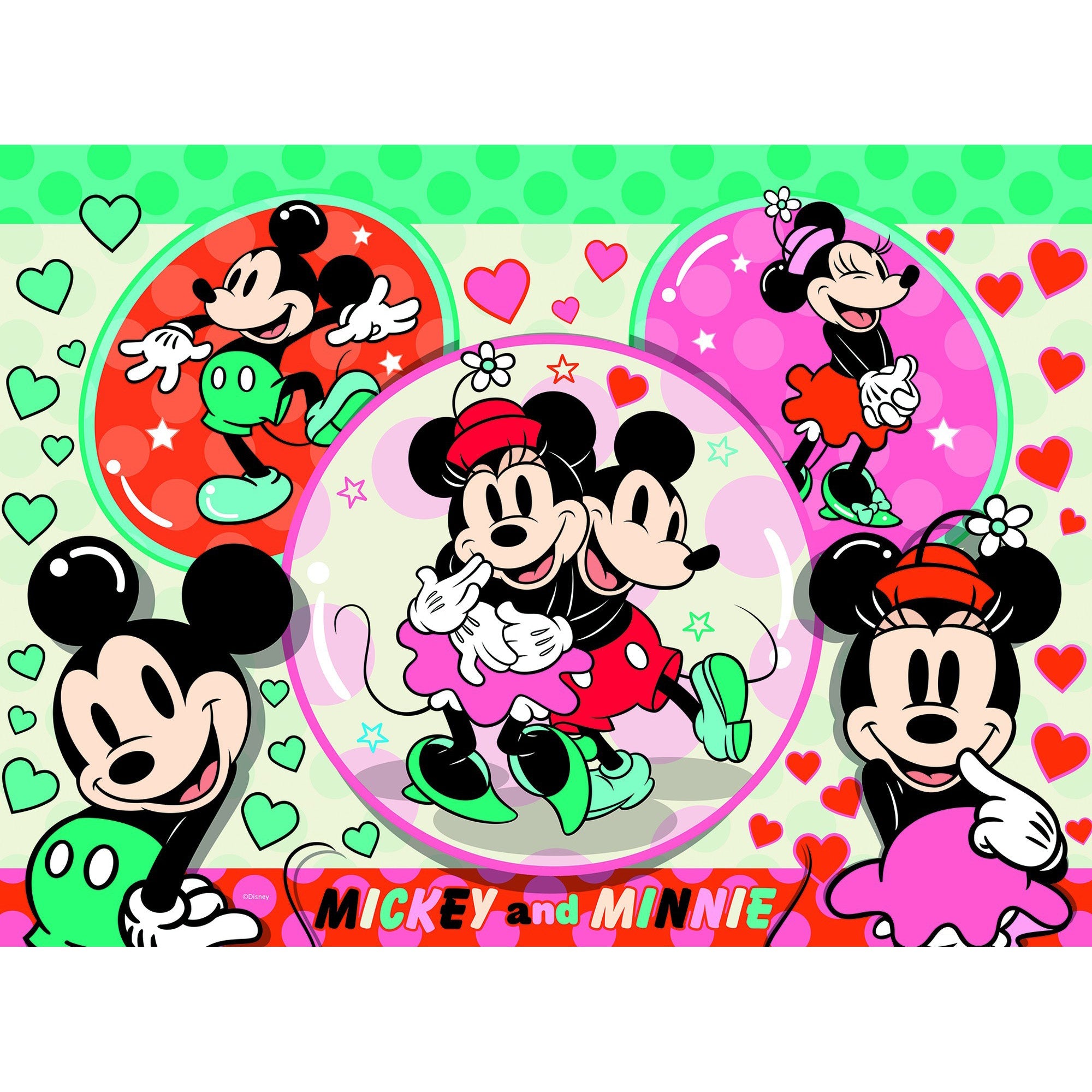PUZZLE MICKEY SI MINNIE, 150 PIESE - RAVENSBURGER (RVSPC13325) - Libelula Vesela - Jucarii