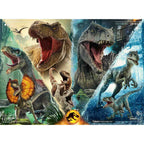 PUZZLE DOMINATIA JURASSIC WORLD, 100 PIESE - RAVENSBURGER (RVSPC13341) - Libelula Vesela - Jucarii