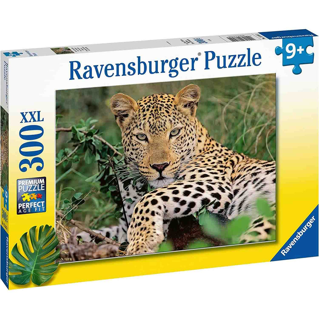 PUZZLE LEOPARD, 100 PIESE - RAVENSBURGER (RVSPC13345) - Libelula Vesela - Jucarii