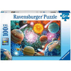 PUZZLE PLANETELE SISTEMULUI SOLAR, 100 PIESE - RAVENSBURGER (RVSPC13346) - Libelula Vesela - Jucarii