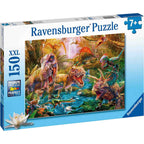 PUZZLE DINOZAURI, 150 PIESE - RAVENSBURGER (RVSPC13348) - Libelula Vesela - Jucarii